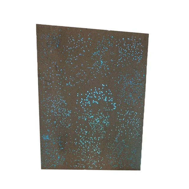 Designed Building Material Translucent Material Soundproof Customized translucent concrete flooring panel interior  Translucent