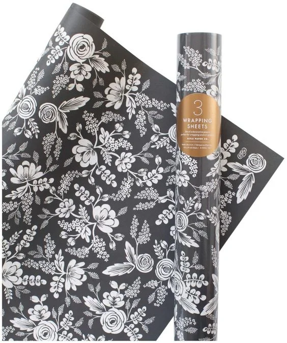 Gold Rainbows Multi Color Wrapping Paper Roll Gift Warp Print Tissue Papers