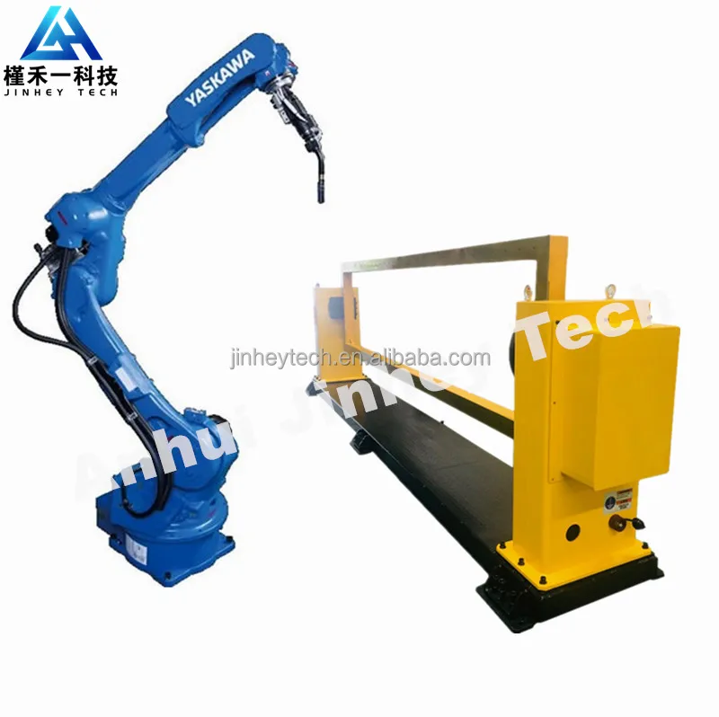 Factory price Professional welding design scheme:Chinese single axis welding positioner with welding frame for Yaskawa, KUKA