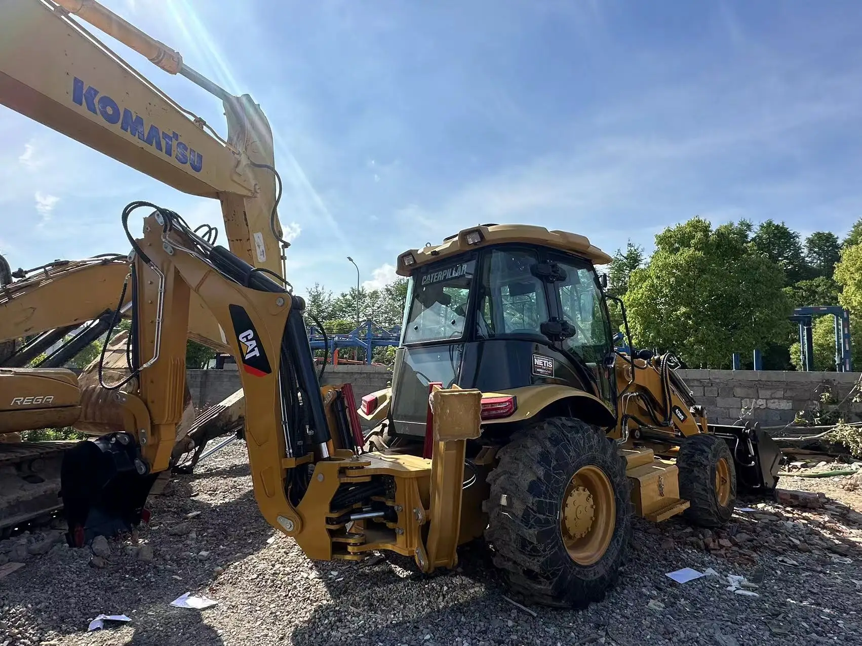 Экскаватор-экскаватор Caterpillar 420F 420F2 432F для продажи