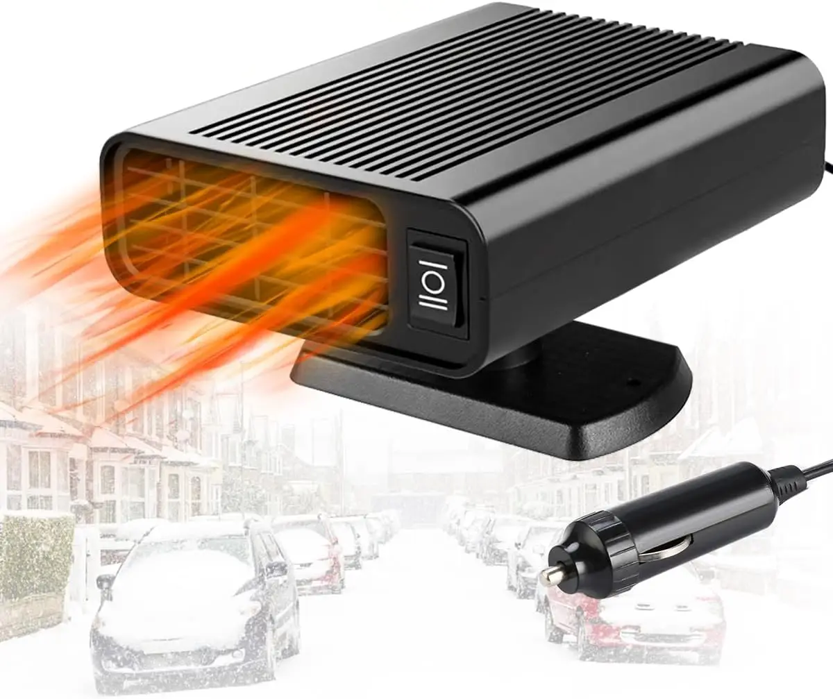 Автомобильный Heater-12V 150 Вт портативный автомобильный обогреватель в прикуриватель, 2 в 1, Быстрое нагревание, размораживатель, окно для автомобиля