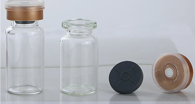 Empty Glass Medical Methicillin Vial with Flip-top Lid 10 ml