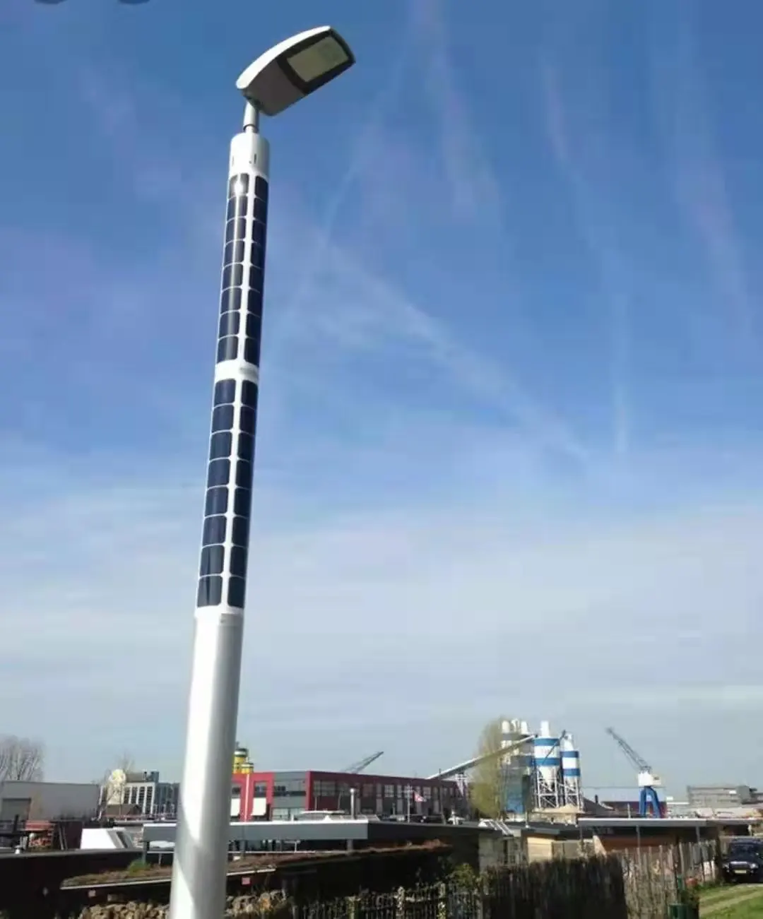 Factory Price Solar Lights with Panels Attached to Power Poles