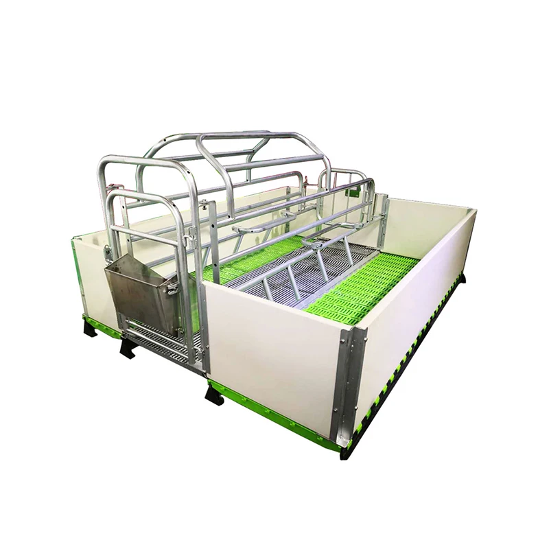 Farming Project Hot Galvanized Pig Farrowing Stall Swine Breeding Crate of Sow Farrowing Cage Pen Maternity Cage for Pig Farming