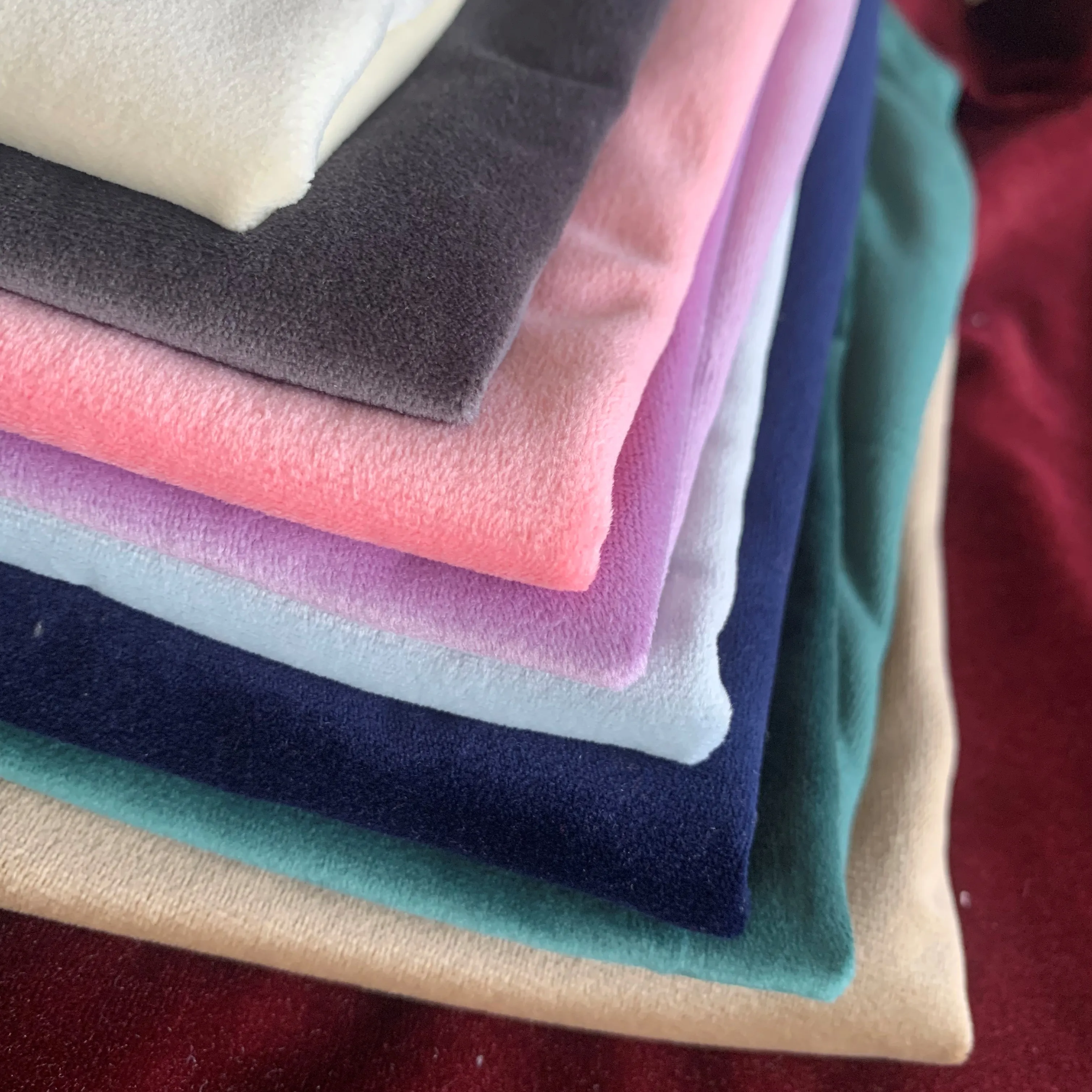 Ready Goods holland Velvet In Stock  Silk Velvet Fabric for apparel