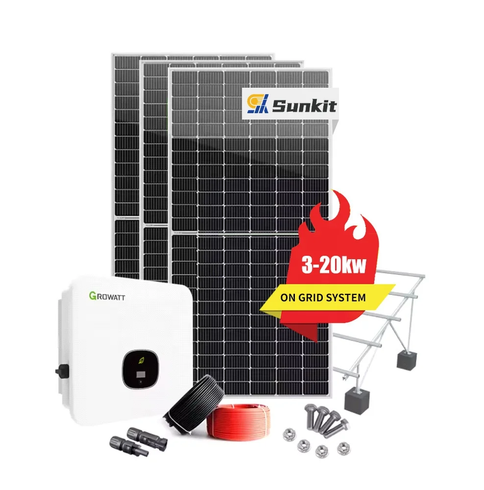 Cheap Price 5kw 8kw 12kw 20kw 25kw 30kw On Grid Photovoltaic System Solar Kit House Solar Energy System