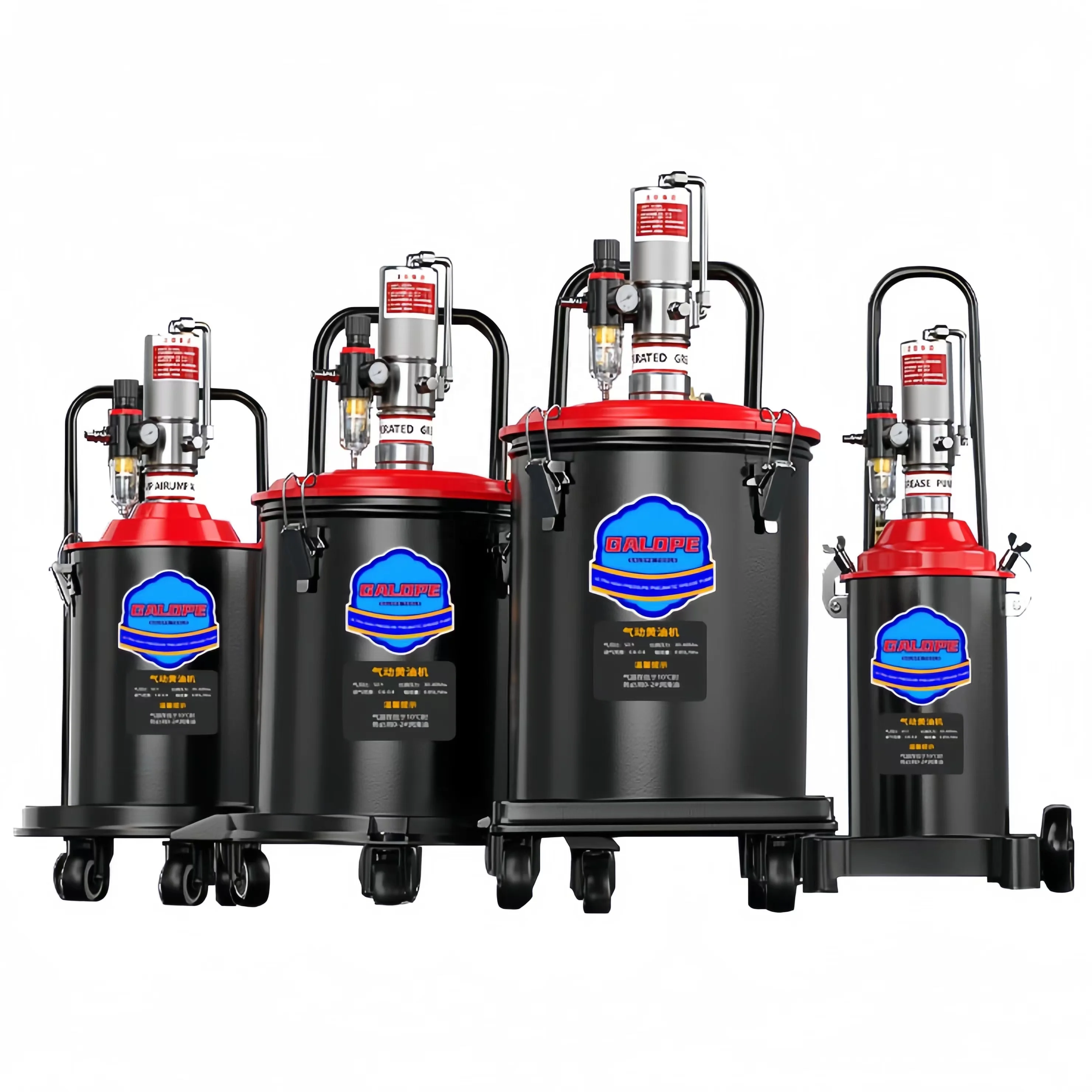 Air operated high pressure pneumatic grease dispenser pump machine 12l 20l 35l 40l 45l Portable barrel type air grease pump