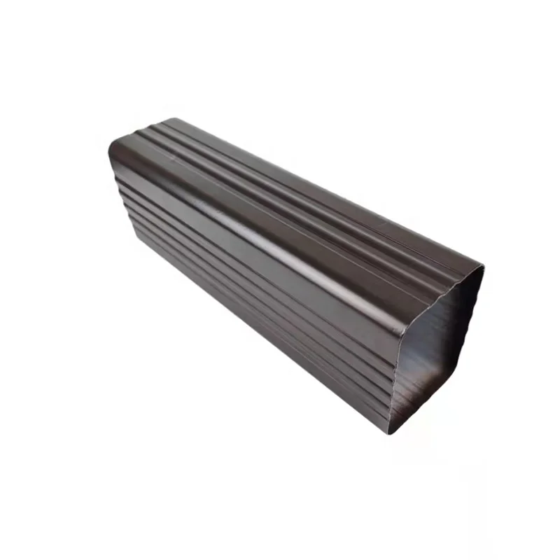 Price of metal aluminum roof rainwater pipe and guttergutter aluminium rain gutter aluminium supplier