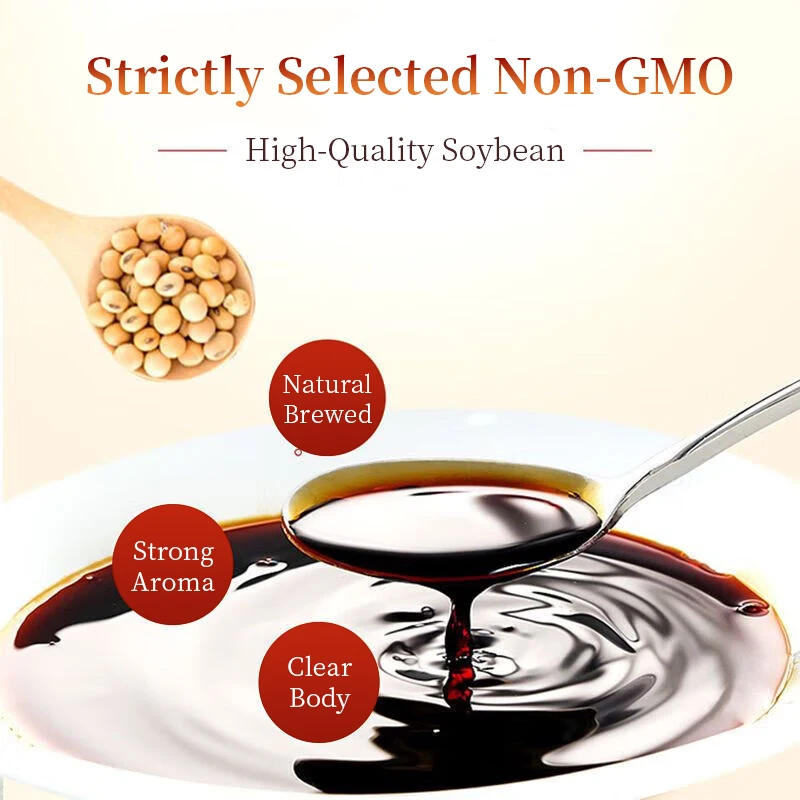 Master Golden Mark Soya Sauce Seasoning Plastic Bottle 1.6L 54.1oz Chinese Cooking Soy Sauce