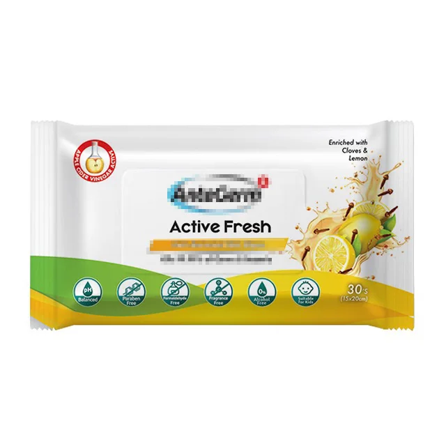 Malaysia OEM optional Premium corrugated fabric with valve 70 individual wet tissues safe for baby usage small pack portable