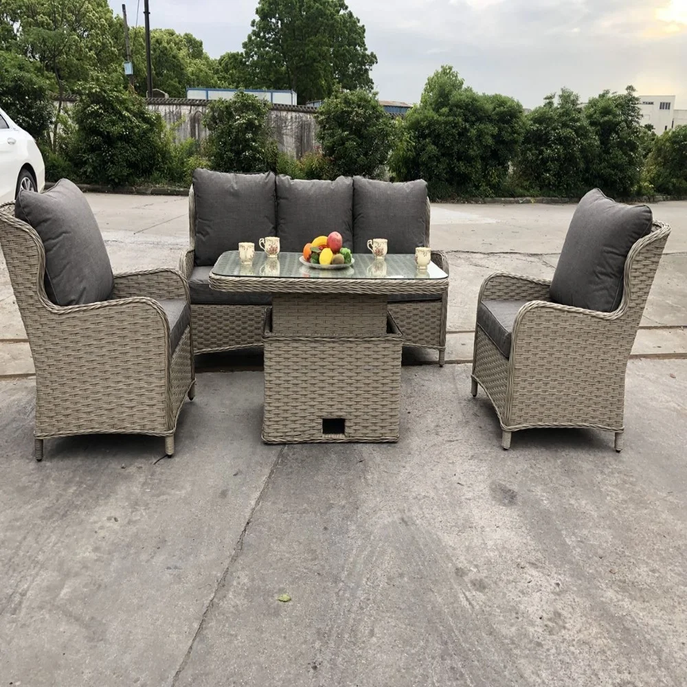 Audu Rattan Wicker Furniture,Resin Wicker Outdoor Furniture