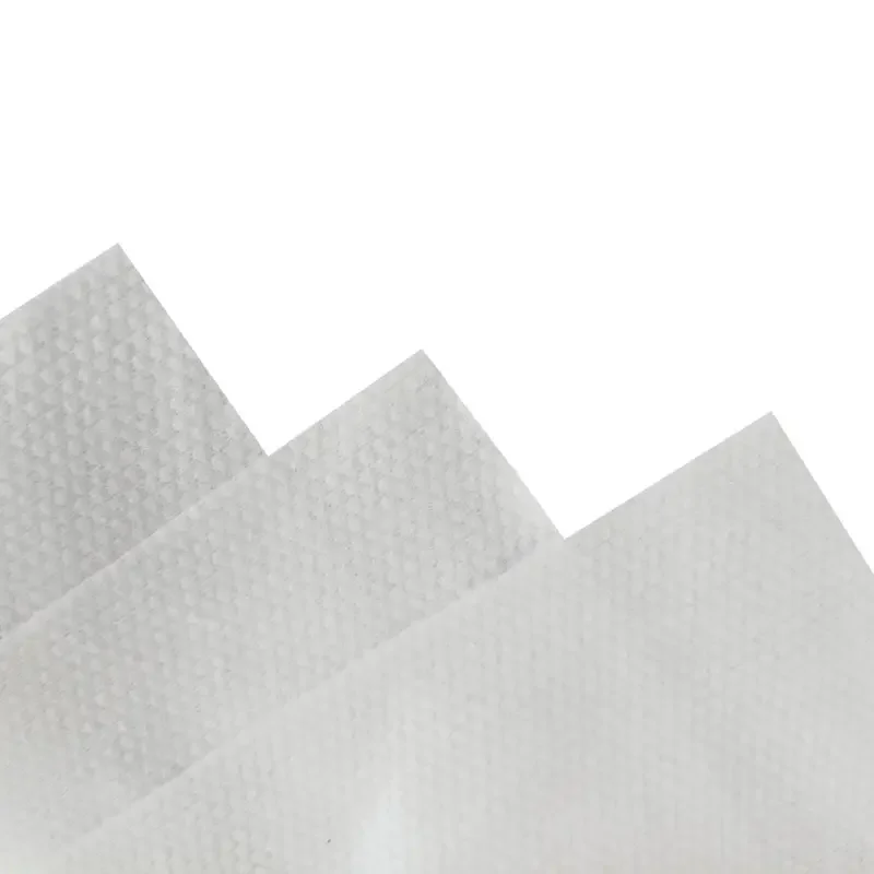 20%viscose80%polyester Embossed spunlace nonwoven for wet wipes (non woven/roll)