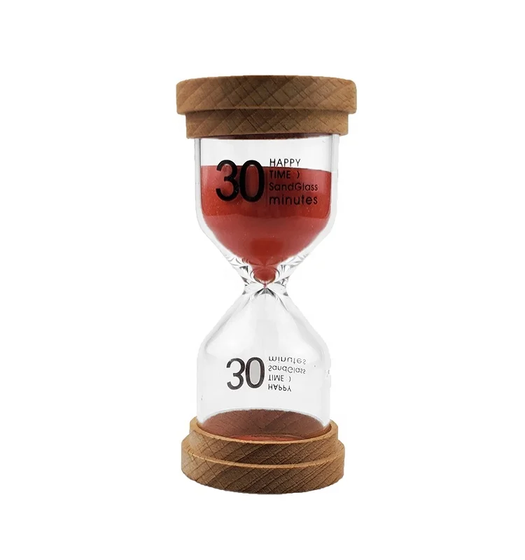 
wood cover sand timer 1 3 5 10 15 20 30 minutes for kids time management 