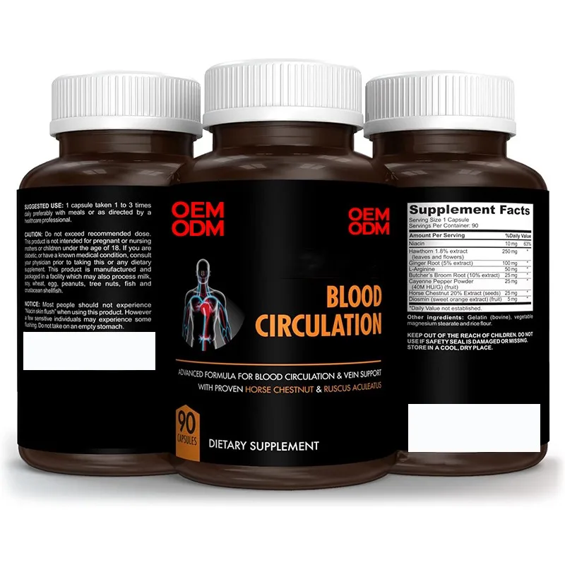 Oem Hawthorn Extract Natural Supplements Support Healthy Blood Circulation And Normal Blood Pressure