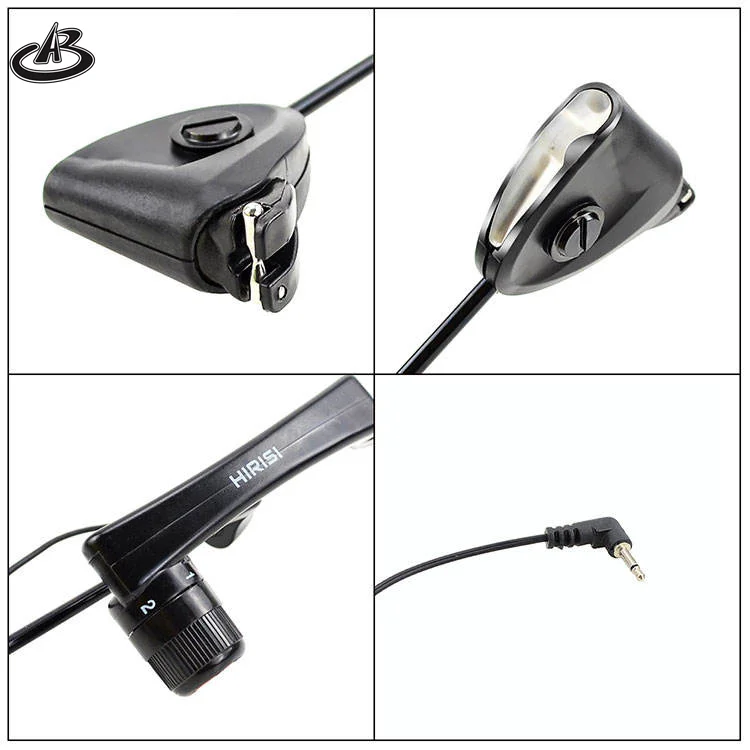 Carp Fishing Swingers Set in Case Illuminated drop off Indicators Led 4pcs colors in zipped protection fishing case