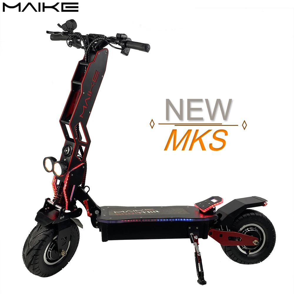 
New china wholesale maike mks 8000w dual motor best big wheel off road electric motorcycle scooter for adults 