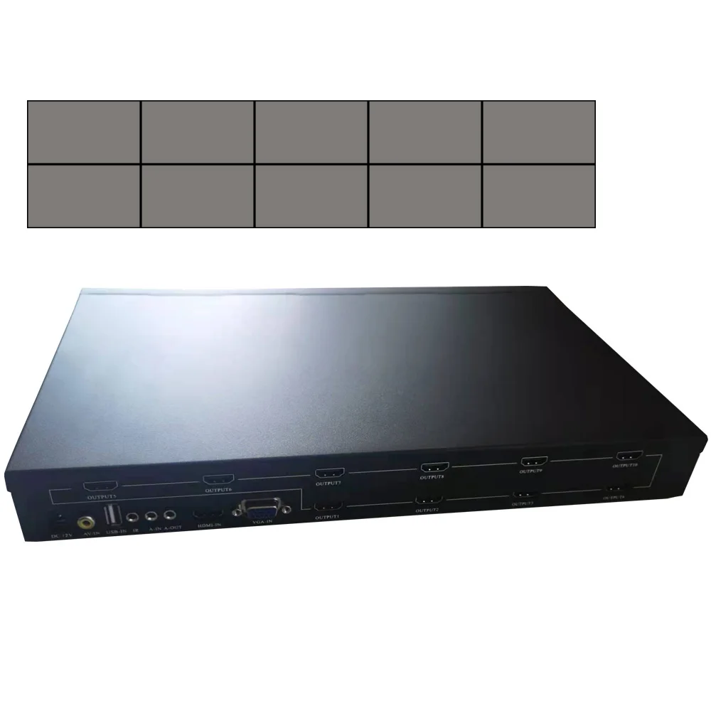 Настенный видеоконтроллер 2*5/видеопроцессор 5*2