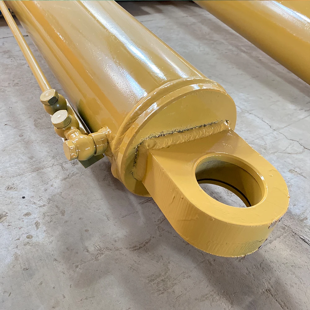 Arm Cylinder 2-12 Ton Double Acting Flange Type Hydraulic Cylinder Long Stroke Hydraulic Piston Cylinder Rod Excavator Arm