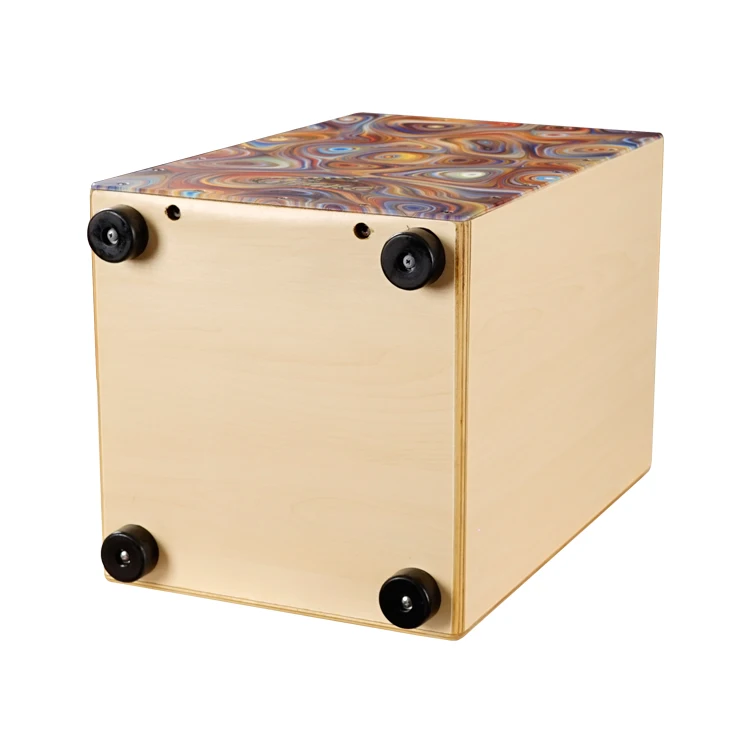 chinese Gecko Factory Wholesale New Wooden Cajon Box Drum Percussion Musical Instruments