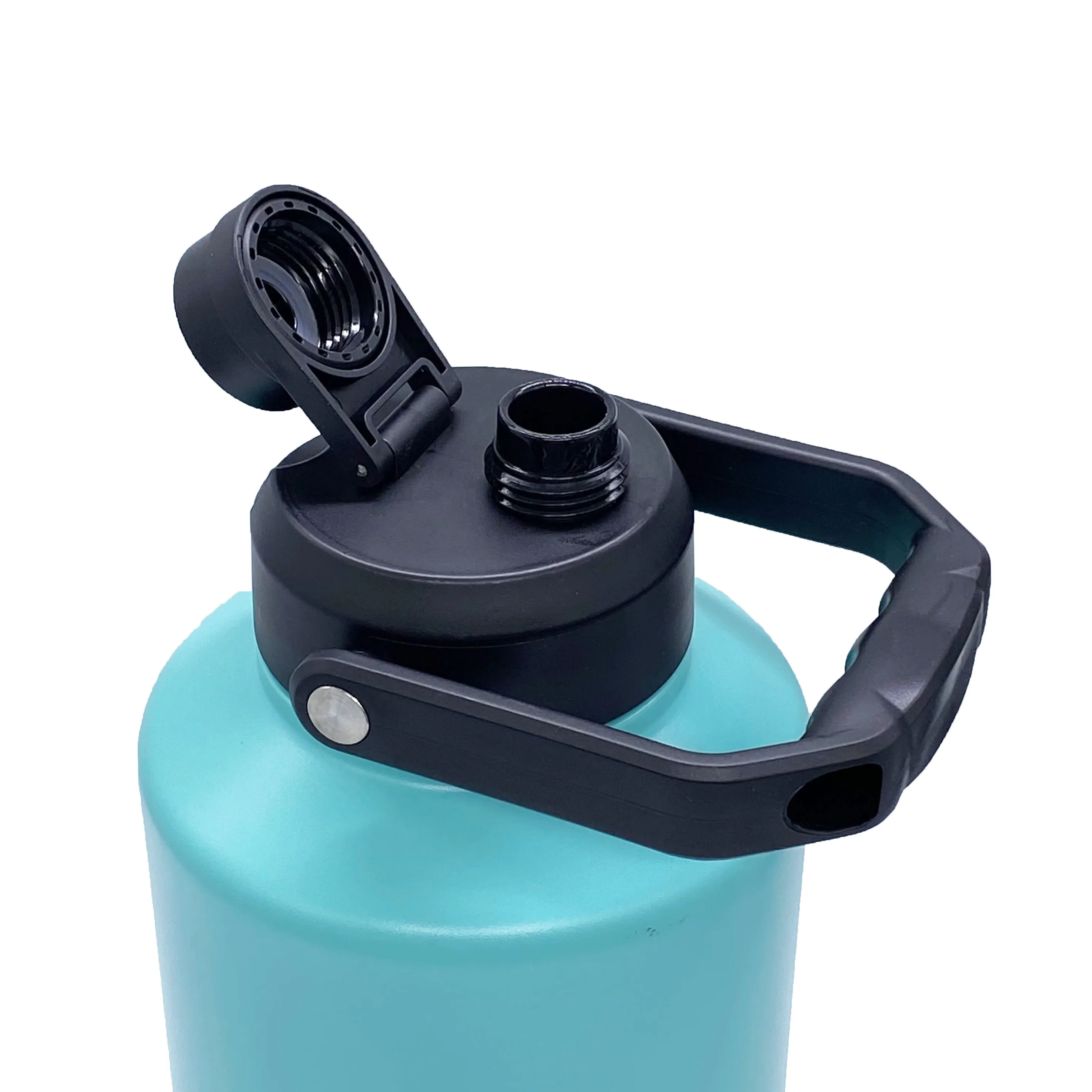 128OZ Insulated Water Jug One Gallon Vacuum flask Bicycle Water Bottle Stainless steel Handle bottle insulated tumbler