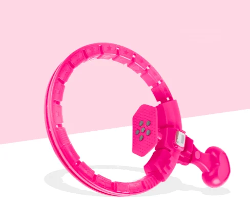 
Magnetic therapy plastic hula hoops Smart Counting Detachable Never Drop Training Hula ring Hoops 