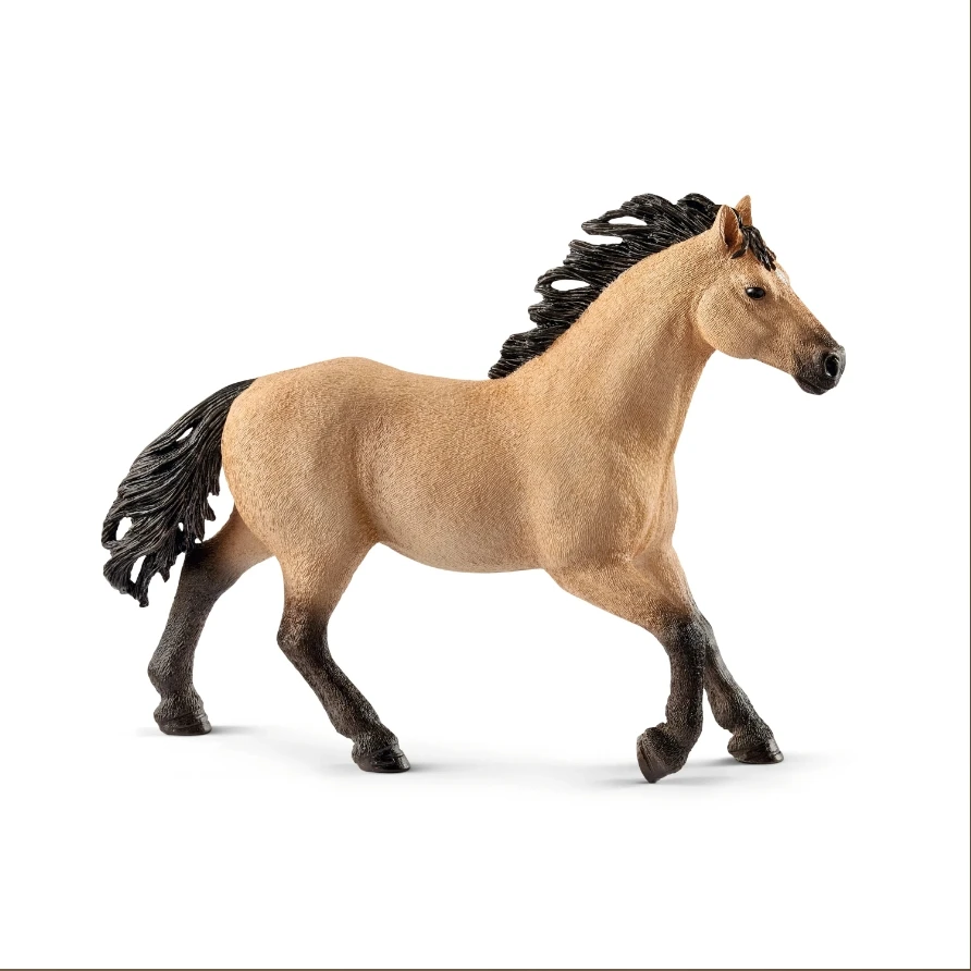 Quarter Horse Stallion  Vivid Polyresin Animal Figurine Resin Statues Horse Sculpture