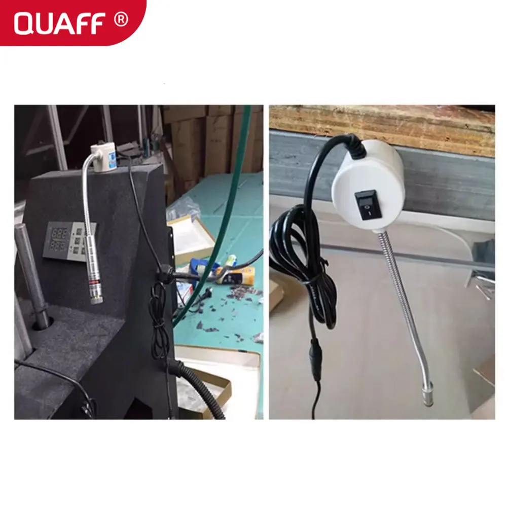 Magnetic red laser positioning light for pneumatic heat press machine Adjustable focal length Cross shape for indoor use