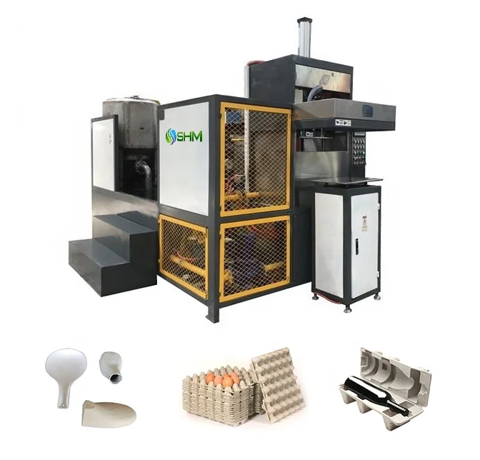 Small Scale Pulp Molding Machine Waste Paper Recycling Egg Carton Box Egg Tray Making Machine Price