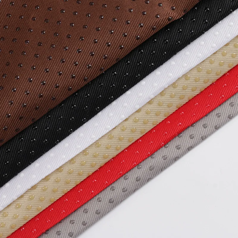Customized Factory Price Anti Slip Polyester Fabric Gabardine Dotted Anti Slip Backing Fabric