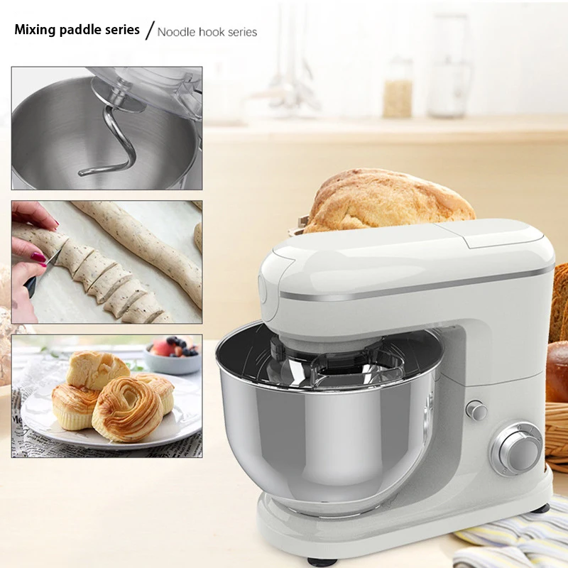 Factory hot sale electric 5L 8L 10L baking dough bread kneading machine speed dough hook butter kneading machine