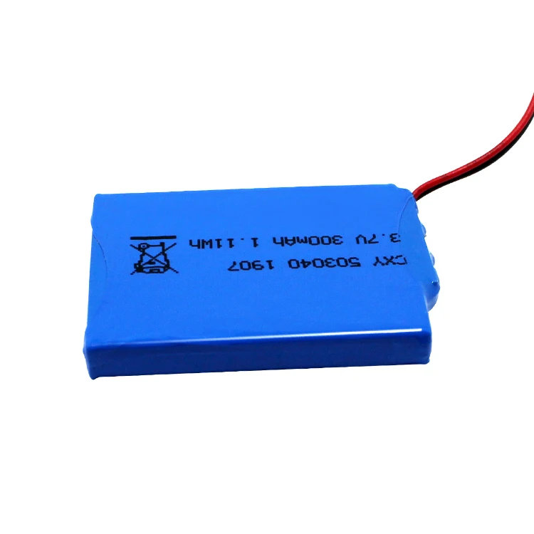KC certification hot sale large supply 503040S 3.7V 300mAh 1.11wh rechargeable battery Lithium polymer