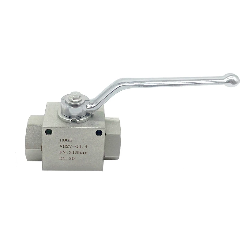 VH2V-G3/8 two way threaded 6000psi safety stainless steel hydraulic block high pressure ball valve 3/8inch