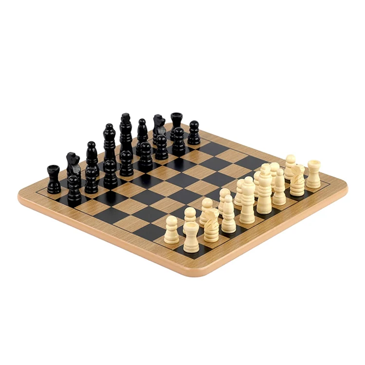 Custom Wooden Chessboard Chess Armory Set Classic Board Game Wooden Chess Game For Adults and Kids