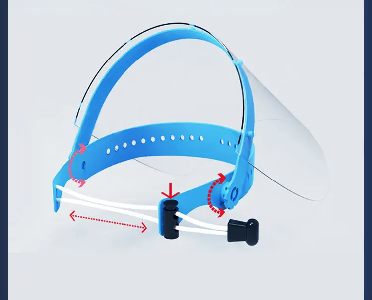 Eye protection is safe and clearhigh tech cryogenic face shield plastic transparentes