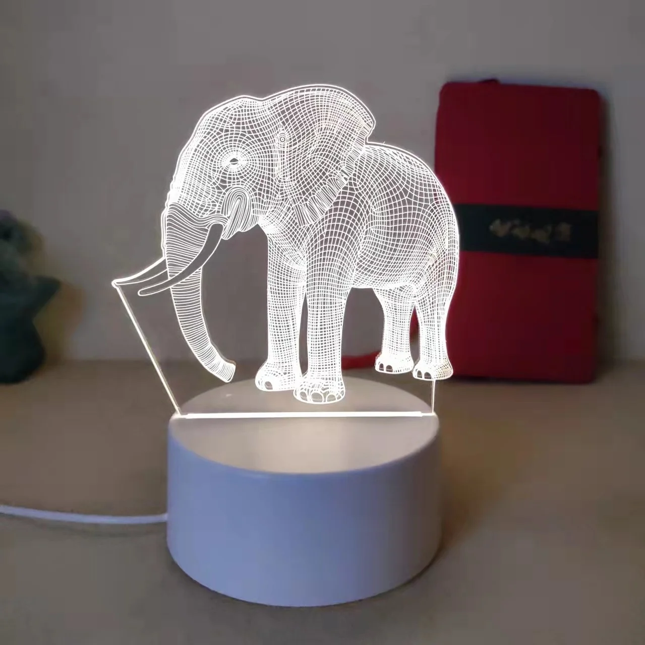 New Led Creative Gift 3d Night Light Electronic Product Table Lamp Acrylic Usb Night Light