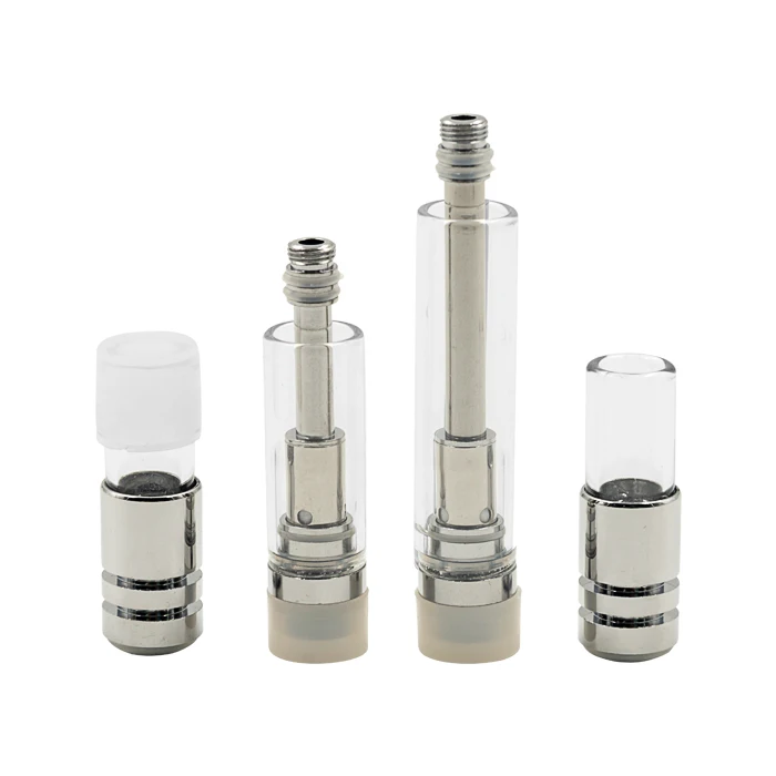 
Free samples cbd products Classic 510 thread vape cartridge 92a3 ceramic vaporizer cartridge with silver glass tip 