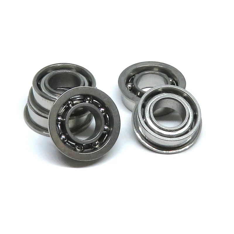 Rust-Proof SFR2-5 Open Stainless Steel Ball Bearing with Flanged 3.175x7.938x3.571