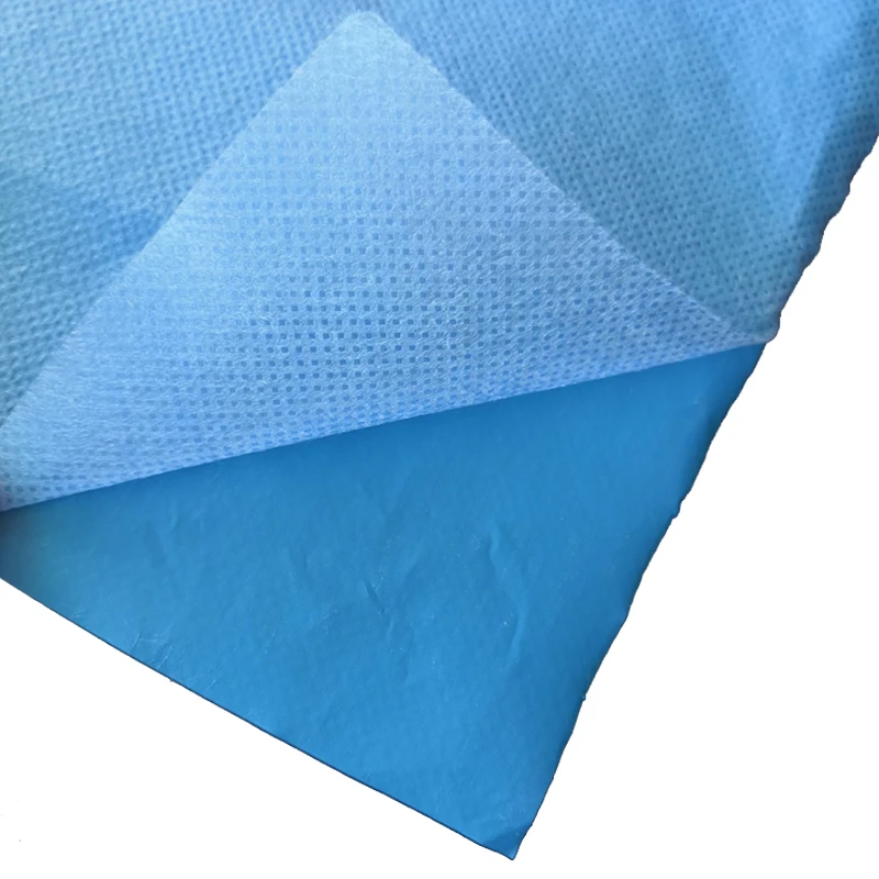 Factory SF SFS waterproof pp non woven pe breathable polyethylene film laminated microporous