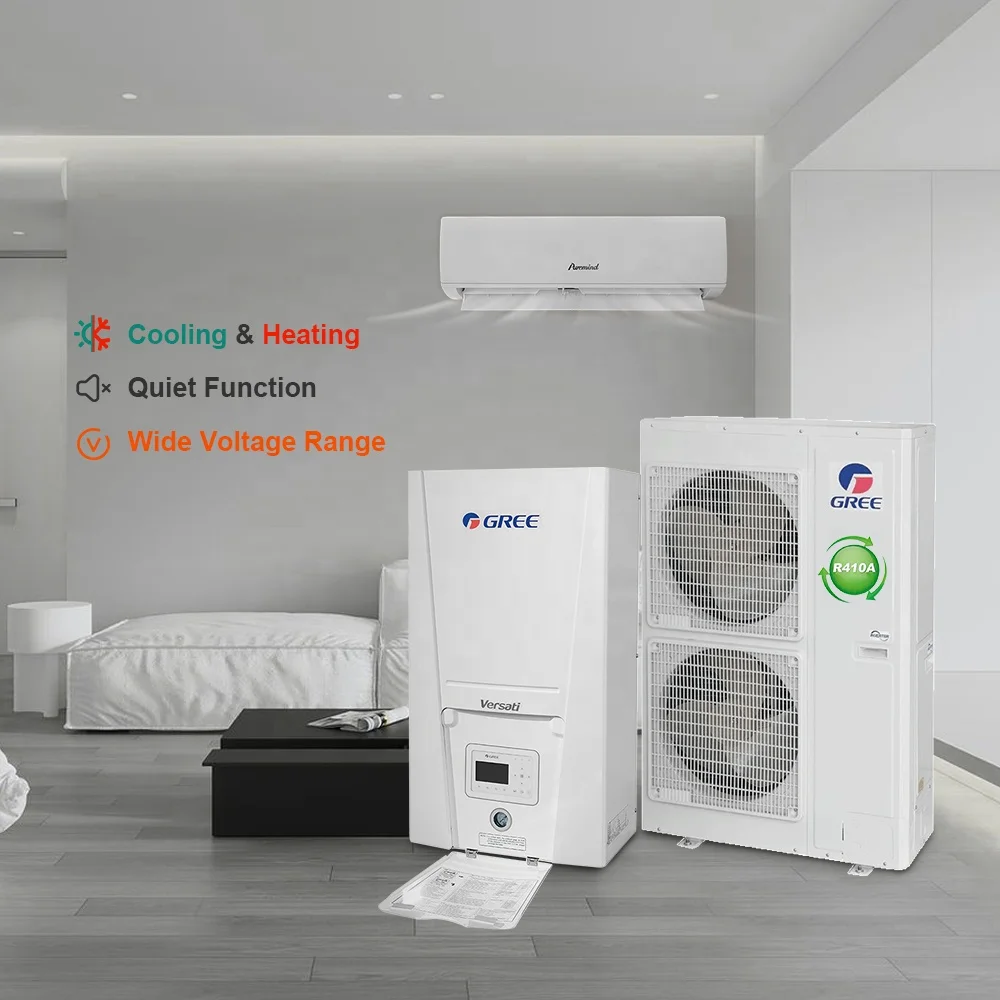 Gree Versati II энергосберегающий воздушный смеситель R410a охлаждающий нагреватель воды тепловой насос раздельного типа для жилых помещений