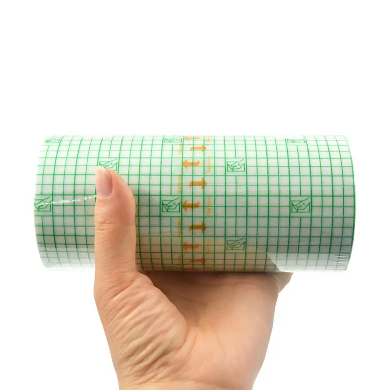 waterproof transparent adhesive wound dressing fixer plaster fixomull stretch PU film roll fixation tape bandage