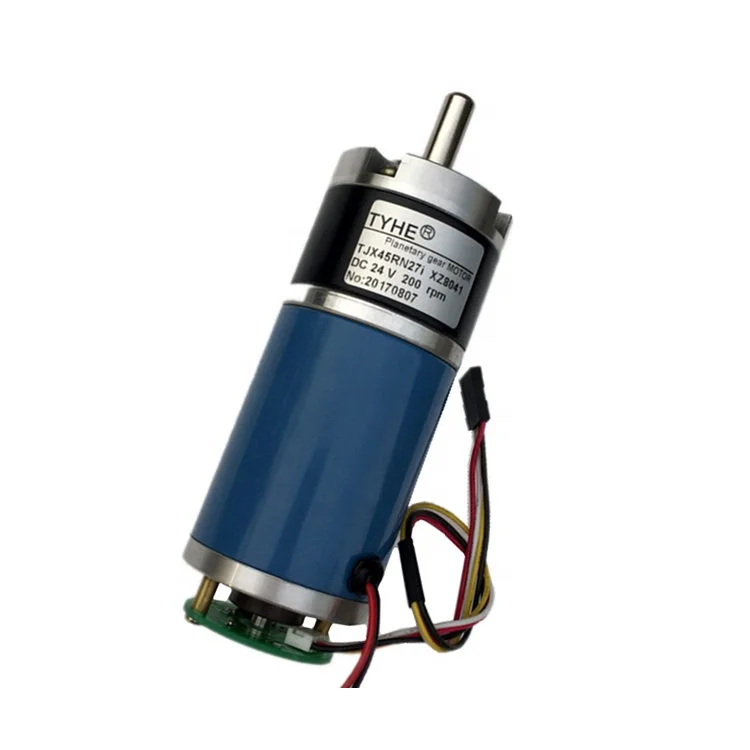 Factory sales good price D45mm 24V 100kg Electric magnet DC planetary metal gear motor