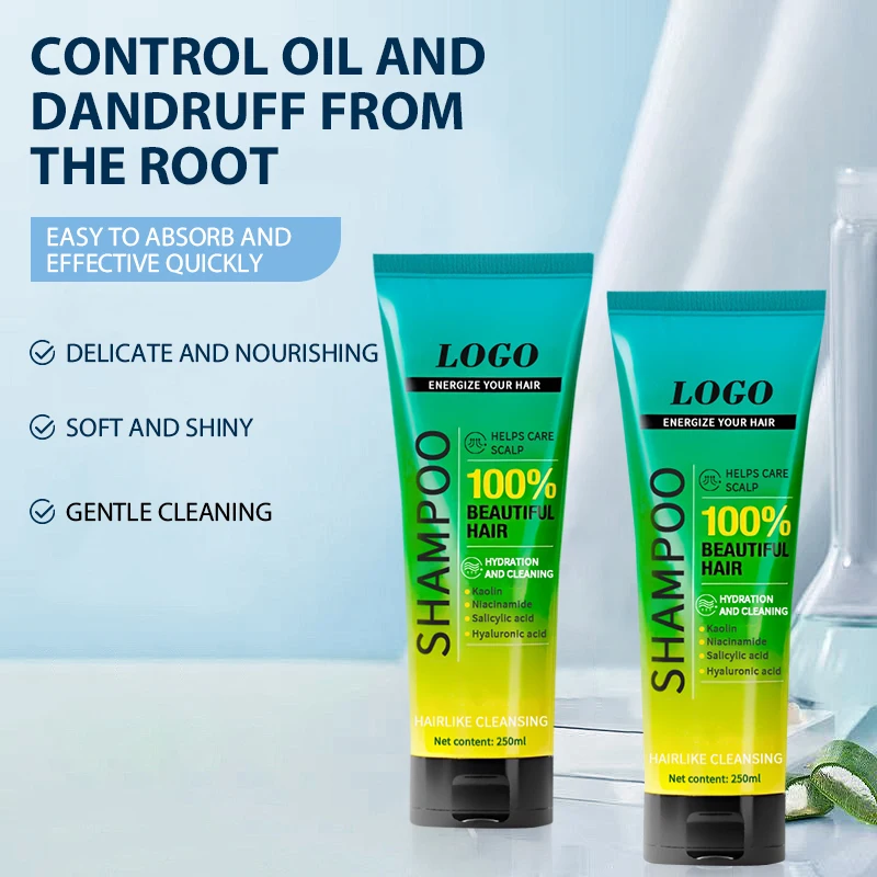 Oil control clean dirt fast effect delicate nourish soft and smooth help care scalp hair care growth shampoo thicker