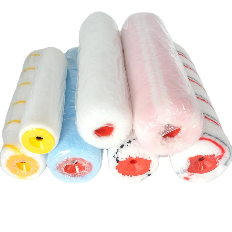 Professional design polyester colorful paint roller