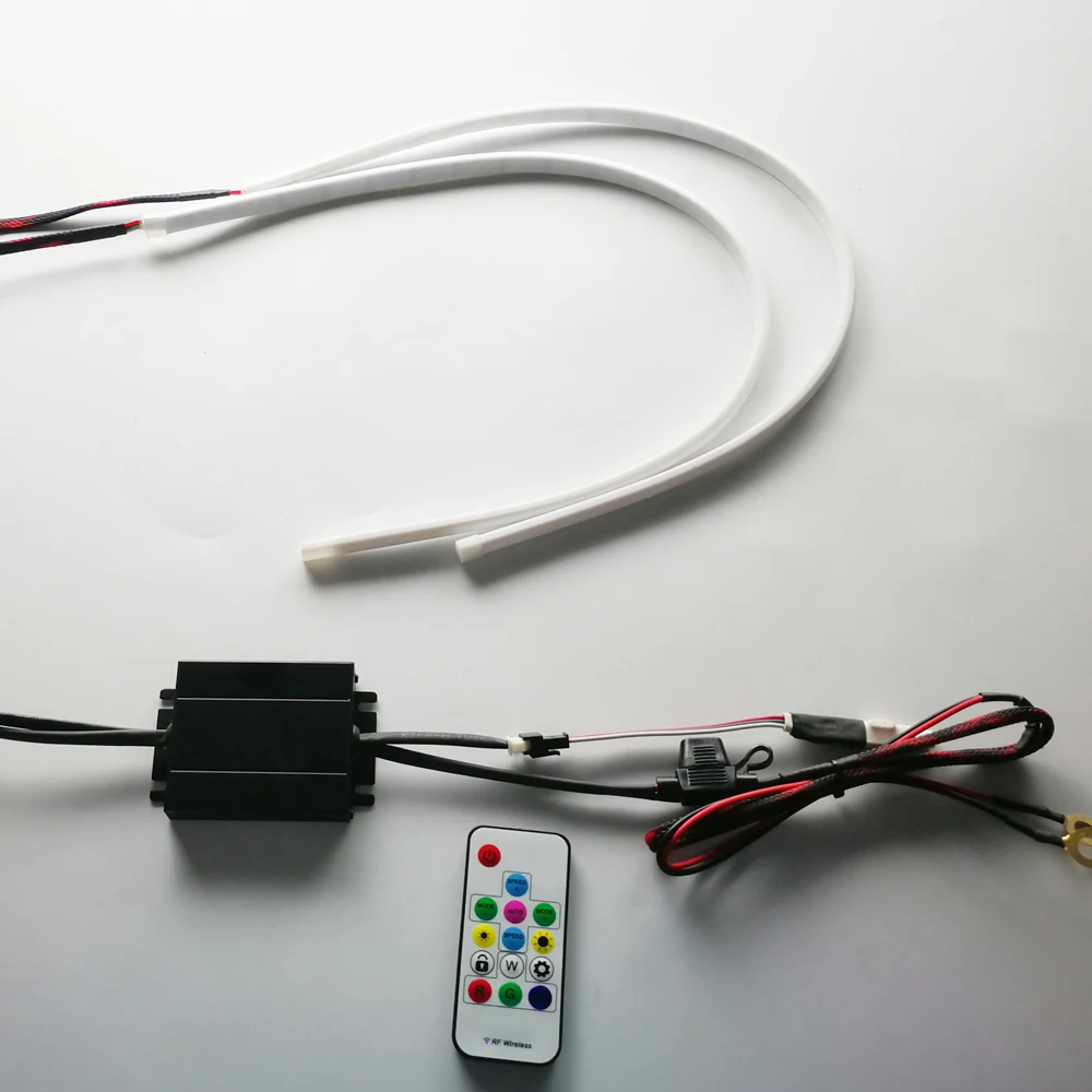 MS-07 12V SRGBHV auto lighting system 12v srgb strips color chasing drl led strips app control