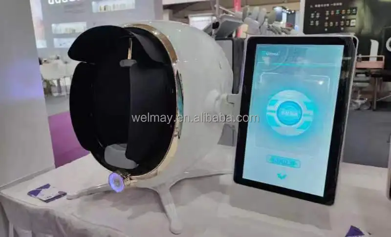 Portable Clinic Spa Salon Intelligent Welmay Moister	PH Face Facial Skin Hydration Level Tester Moisturizer Skin Tester Analyzer