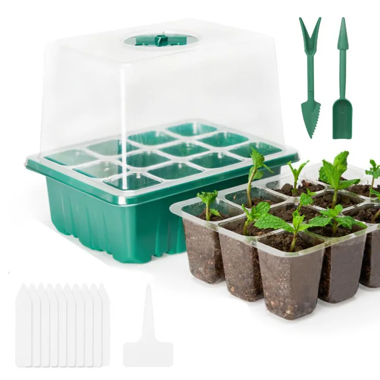 Wholesale Black Long Duration, Time Plant Seedling Tray for Green house plastic Ecological farm flower Plant Seed tray/