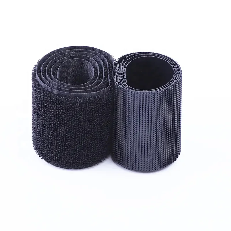 High Quality Customize Ultra Thin Strong Pull Soft Nylon White Black More Colors Tape Fastener Injection Hook And Loop