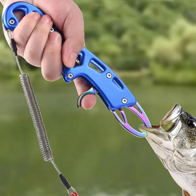 8.4inch 127g Stainless Portable Fishing Pliers Fishes Grip Fish Trap Fishing Tackle