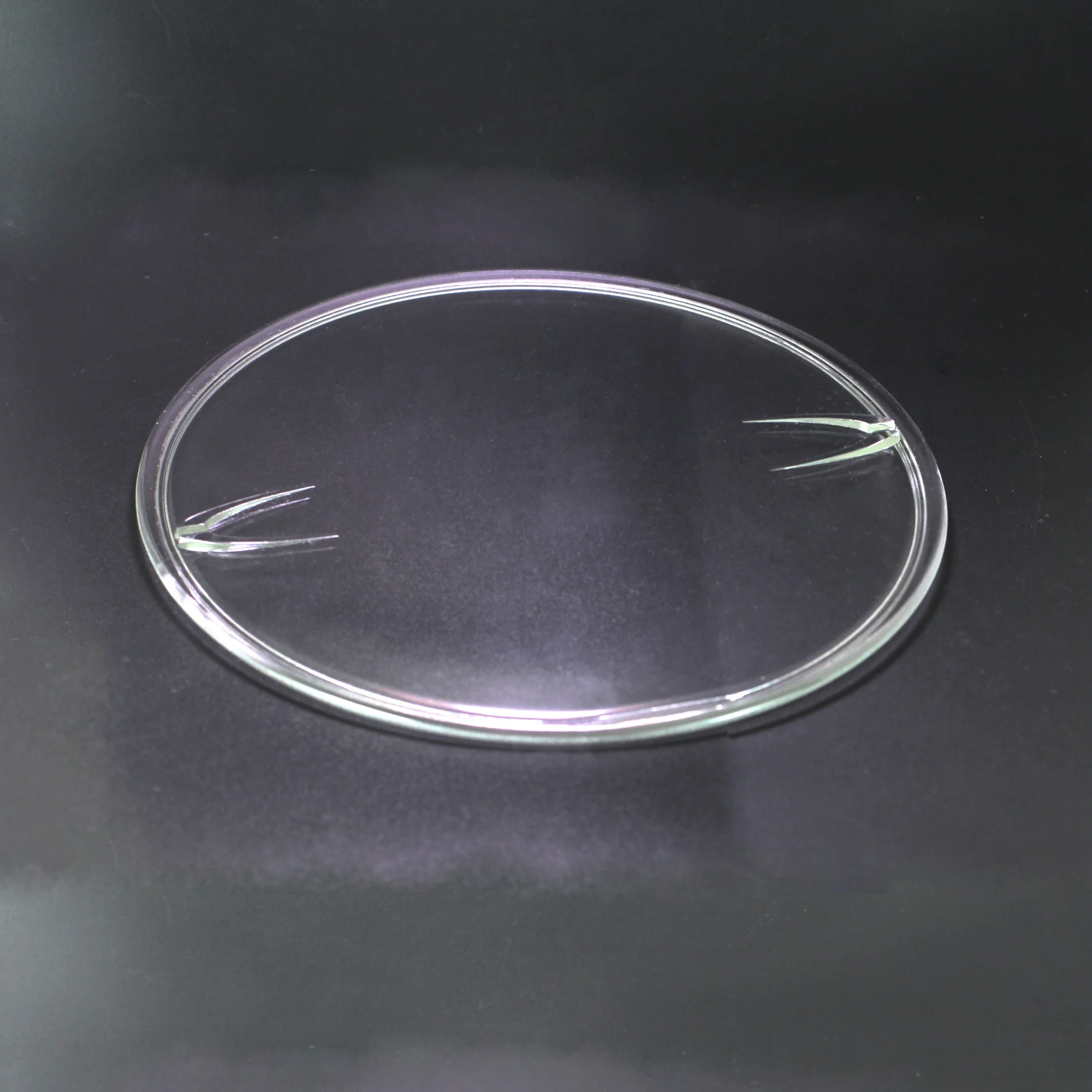 custom molding borosilicate glass driving light lens