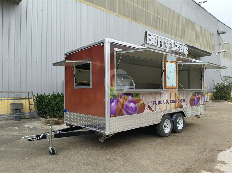 Australian Standard Food Trailer Kitchen For Sale Fully Catering Equipped Catering  Pizza Restaurant Kitchen Outdoor Street